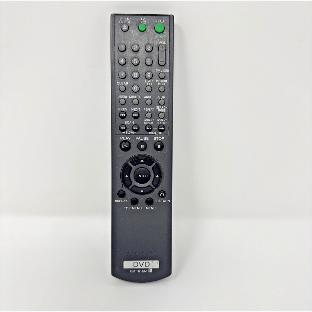 Sony RMT-D152A Remote Control DVD Video OEM Original DVP-CX995V DVP-NS325 TESTED